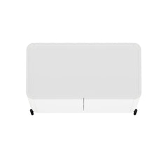 2-Piece Abbey Accent Cabinet and Bookcase in White - Ornate Home