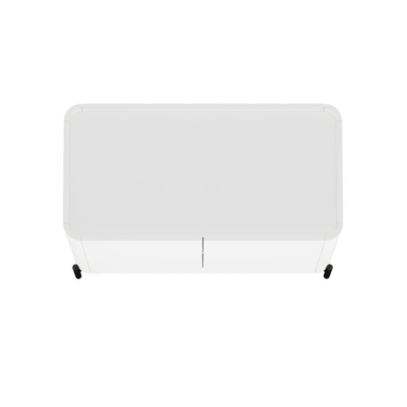 2-Piece Abbey Accent Cabinet and Bookcase in White - Ornate Home