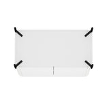 2-Piece Abbey Accent Cabinet and Bookcase in White - Ornate Home