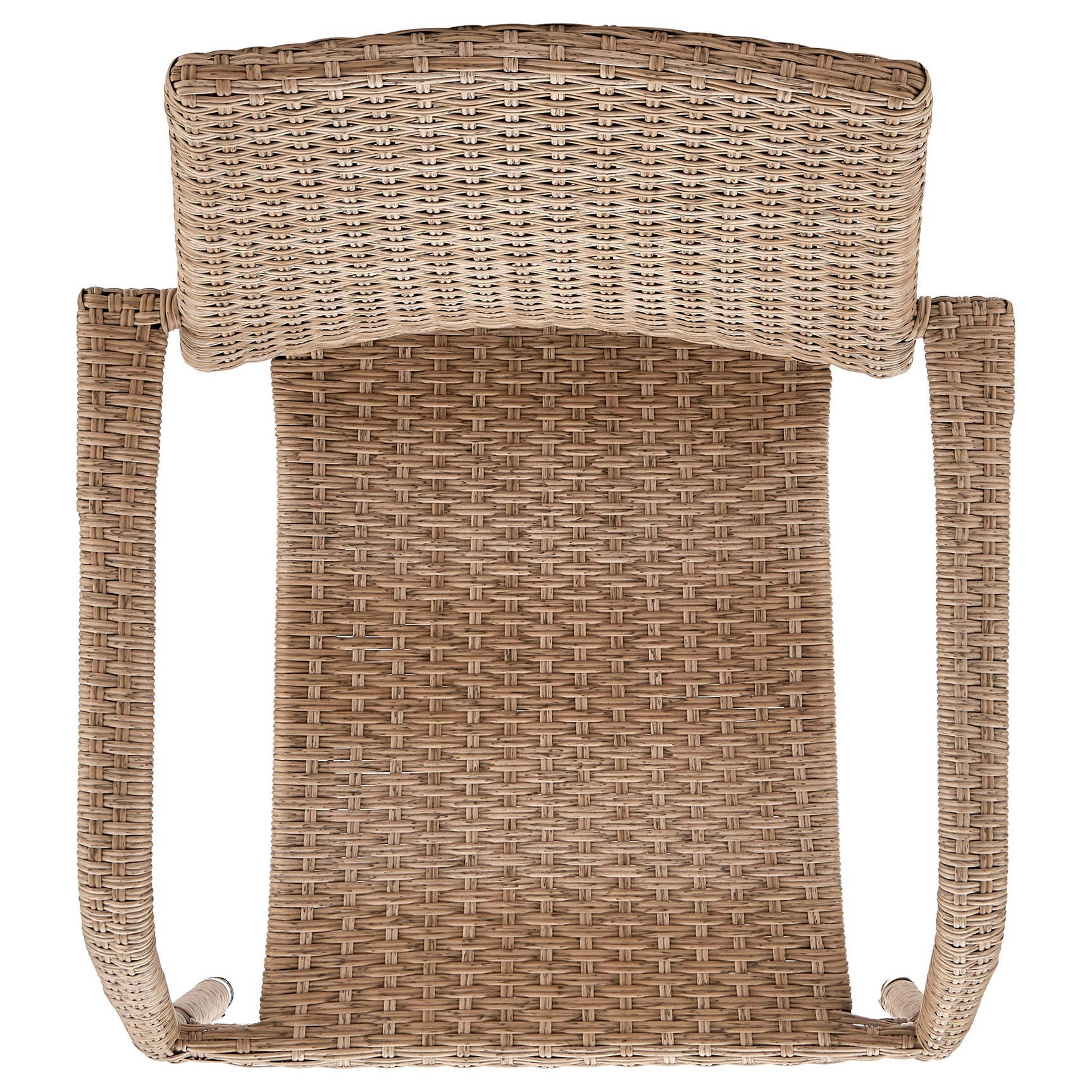 2-Piece Genoa Patio Dining Armchair in Nature Tan Weave - Ornate Home