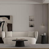 2-Piece Layla Coffee and End Table in Black - Ornate Home