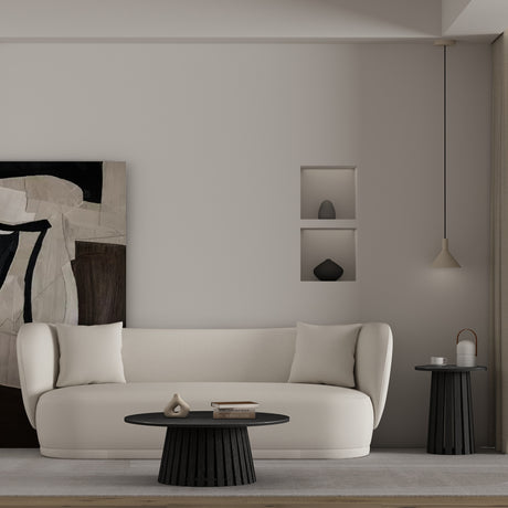 2-Piece Layla Coffee and End Table in Black - Ornate Home