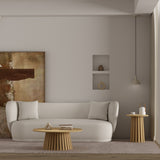 2-Piece Layla Coffee and End Table in Natural Oak - Ornate Home