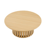 2-Piece Layla Coffee and End Table in Natural Oak - Ornate Home