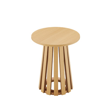 2-Piece Layla Coffee and End Table in Natural Oak - Ornate Home