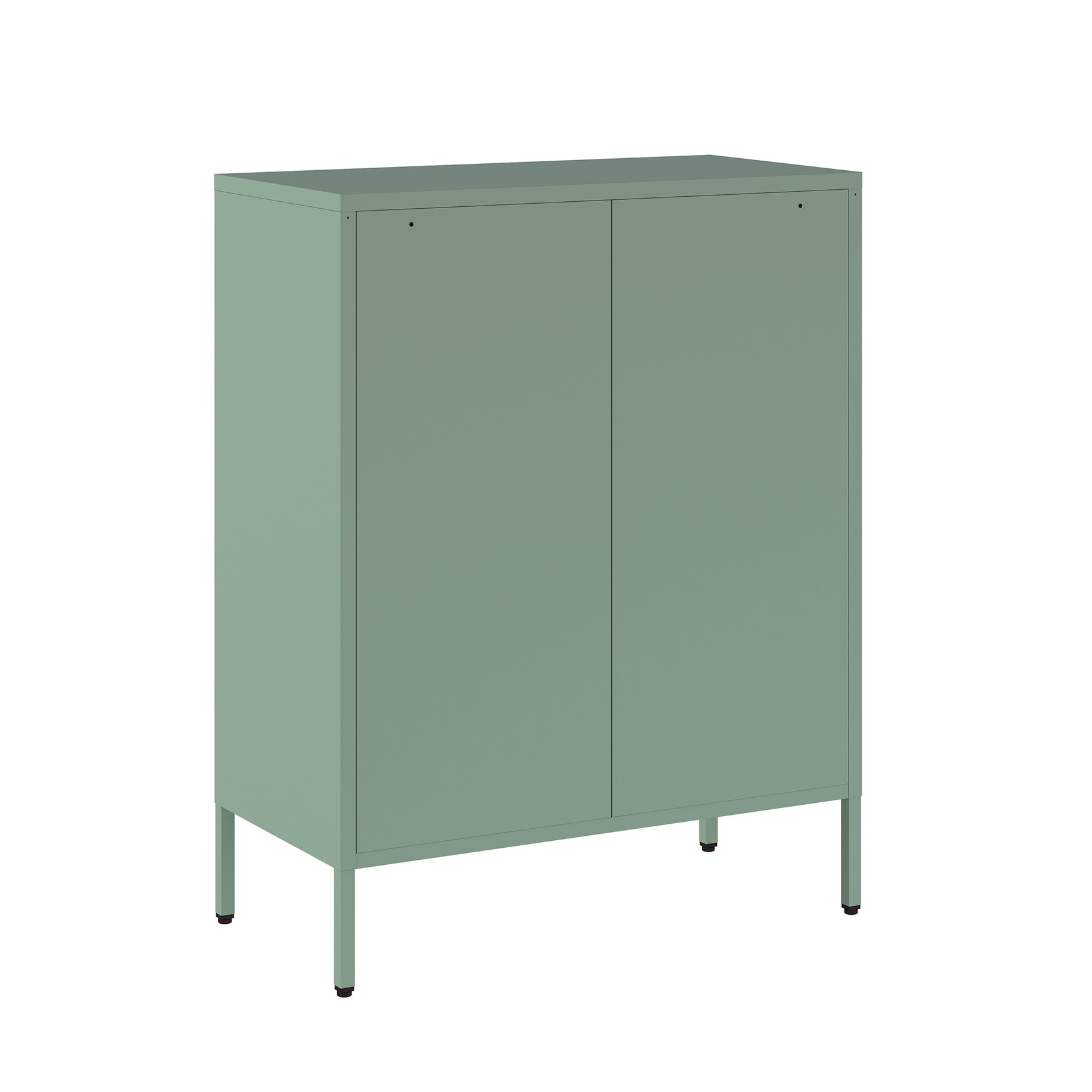 2-Piece Naomi Accent Cabinet and Storage Cabinet in Green - Ornate Home