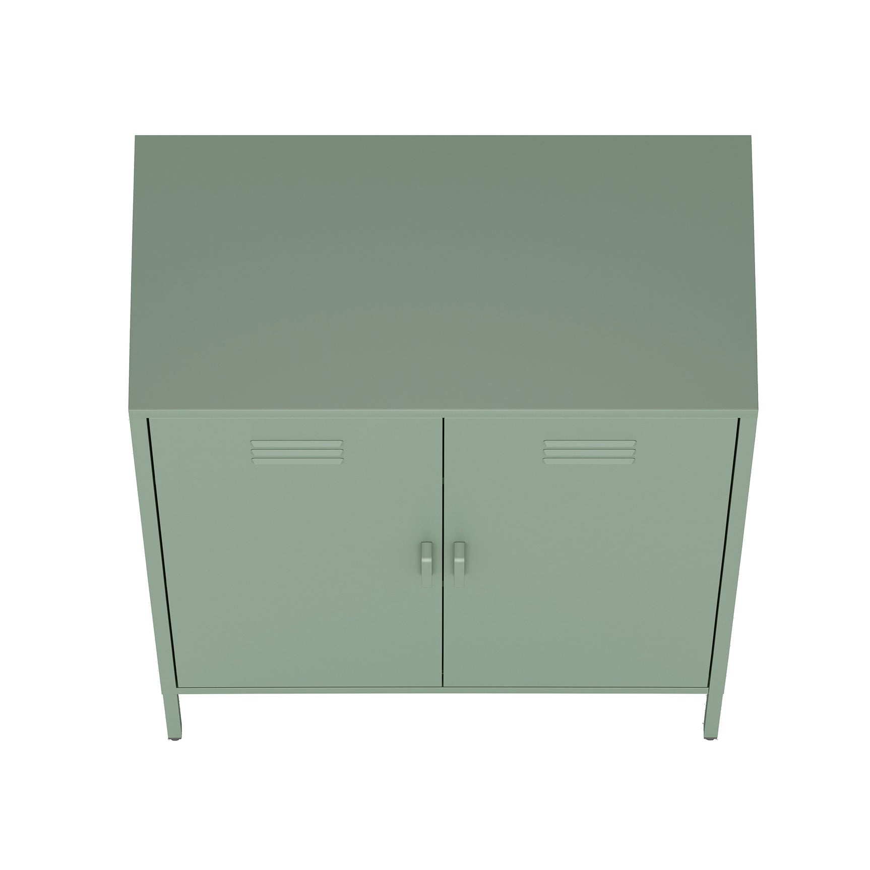 2-Piece Naomi Accent Cabinet and Storage Cabinet in Green - Ornate Home