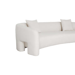 2-Piece Sylvia Sofa and Accent Chair in Angora - Ornate Home