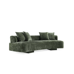 2-Piece Verandah 112" XL Sofa and Accent Chair in Olive Green - Ornate Home