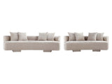 2-Piece Verandah 90.6" Sofa and 112" XL Sofa in Beige - Ornate Home