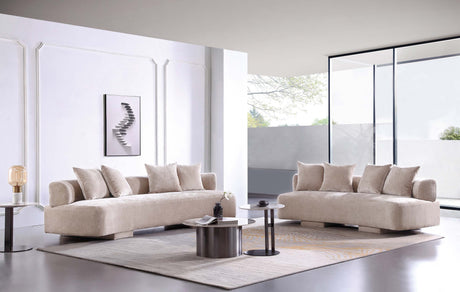 2-Piece Verandah 90.6" Sofa and 112" XL Sofa in Beige - Ornate Home