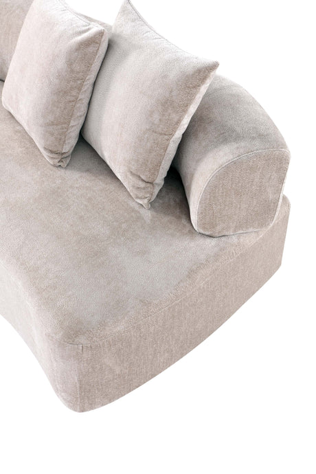 2-Piece Verandah 90.6" Sofa and 112" XL Sofa in Beige - Ornate Home