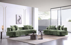2-Piece Verandah 90.6" Sofa and 112" XL Sofa in Olive Green - Ornate Home
