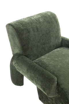 2-Piece Verandah 90.6" Sofa and Accent Chair in Olive Green - Ornate Home
