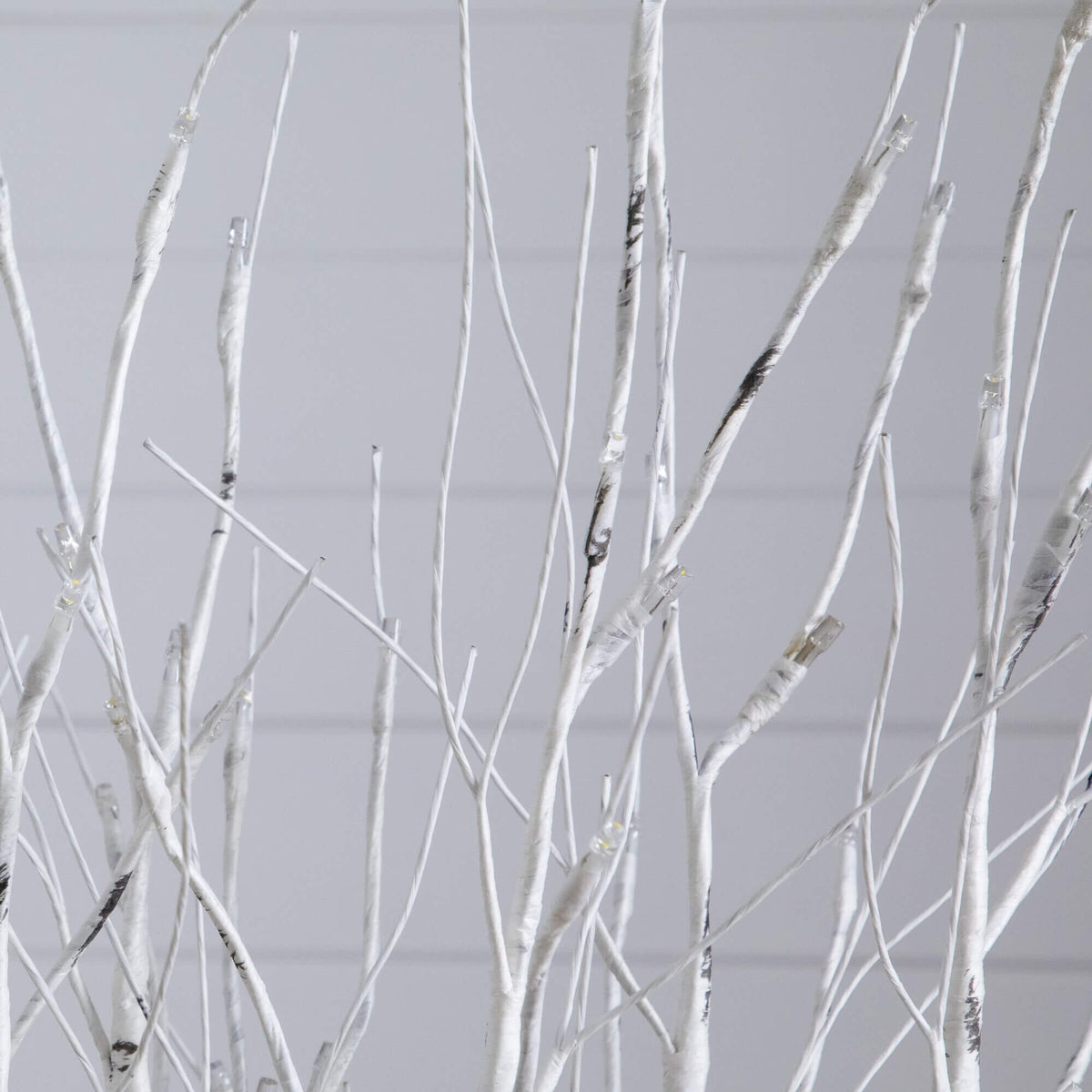 2' Pre-Lit Artificial White Birch Centerpiece with 84 LED Lights