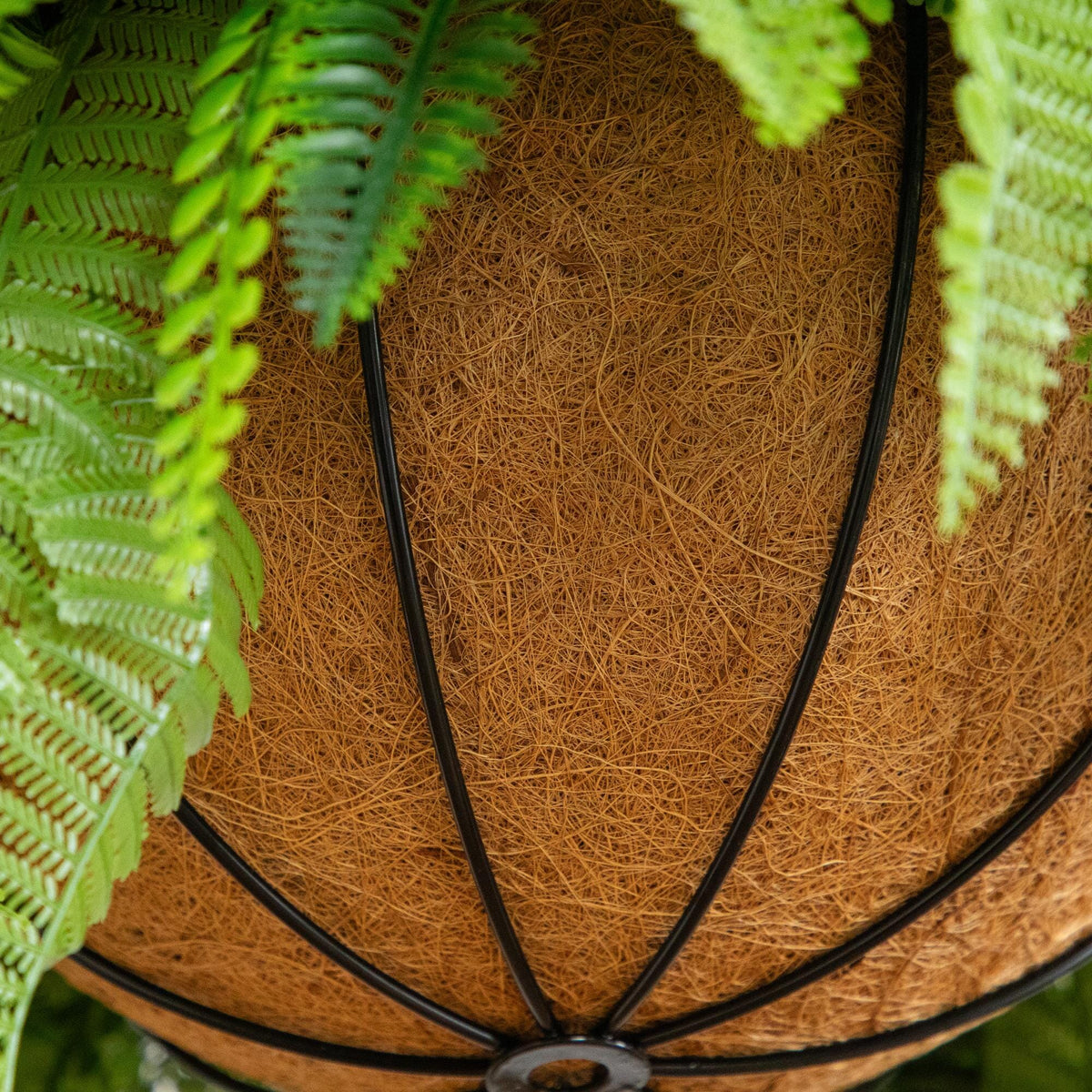 20” UV Resistant Artificial Mixed Fern Hanging Basket (Indoor/Outdoor)