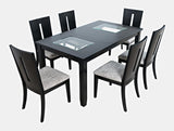 Urban Icon Black Ext Dining Table w/ 4 Chairs