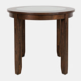 Urban Icon Merlot Round Counter Table w/ 4 Stools