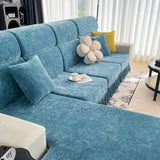 Universal Elastic Skirt Sofa Slipcover, Stretch Sofa Cushion Cover For Bedroom Office Living Room