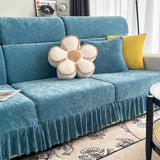 Universal Elastic Skirt Sofa Slipcover, Stretch Sofa Cushion Cover For Bedroom Office Living Room