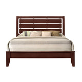 Ilana Brown Cherry Eastern King Bed
