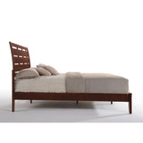 Ilana Brown Cherry Eastern King Bed