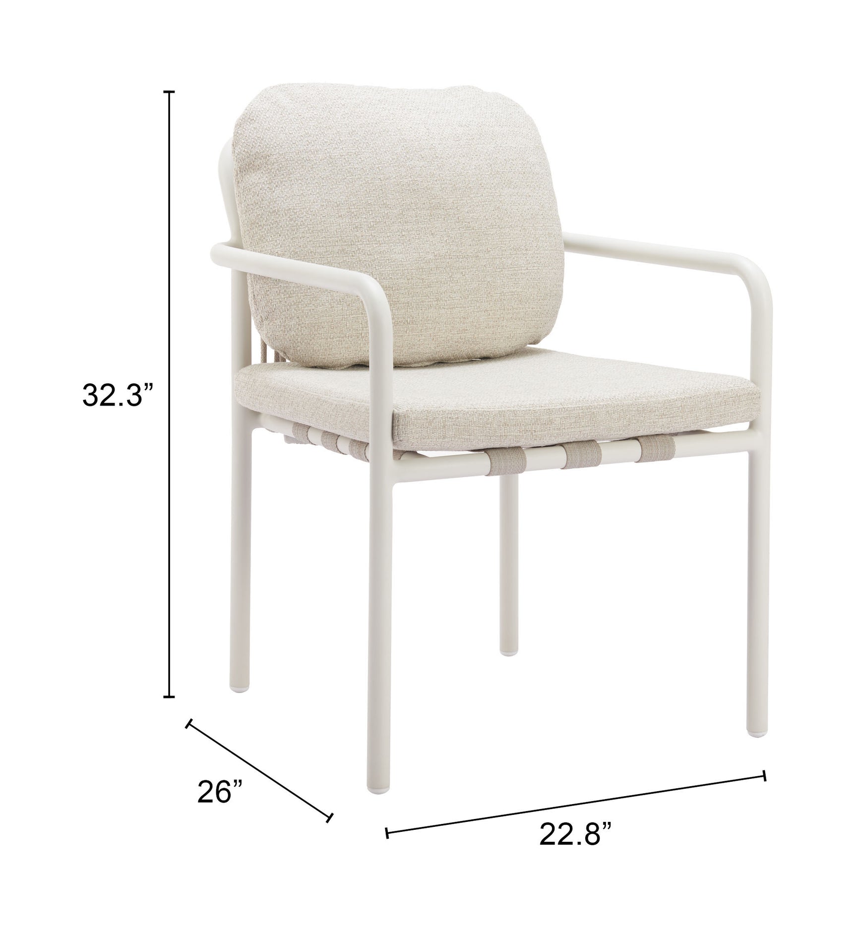 Aite Beige Dining Chair (Set of 2)