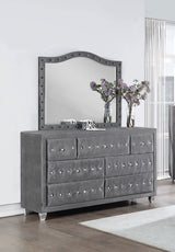 Deanna Grey Dresser and Mirror - Ornate Home