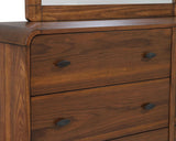 Robyn Dark Walnut Dresser and Mirror - Ornate Home