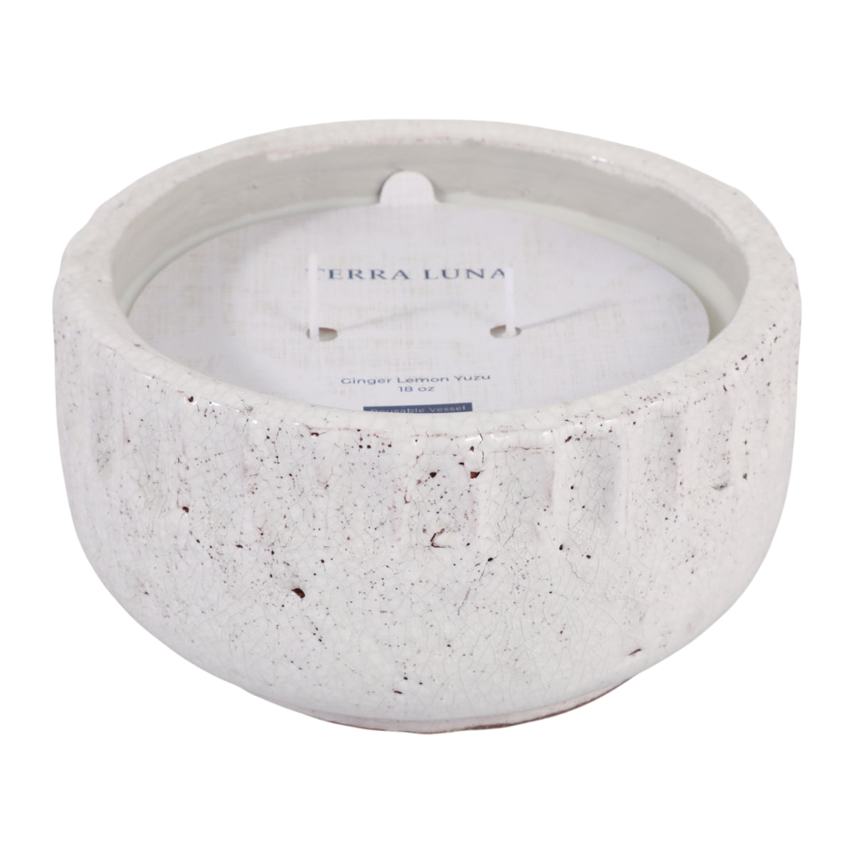 Covestone White/Ivory Ginger Lemon Yuzu Candle
