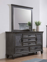 Franco Weathered Sage Dresser and Mirror - Ornate Home