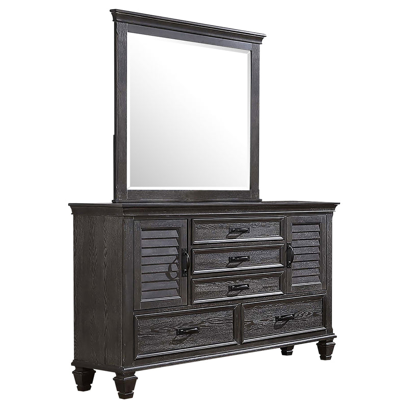 Franco Weathered Sage Dresser and Mirror - Ornate Home