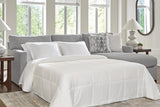 UrbanCrest Pewter 2-Piece Sleeper Sectional with RAF Chaise