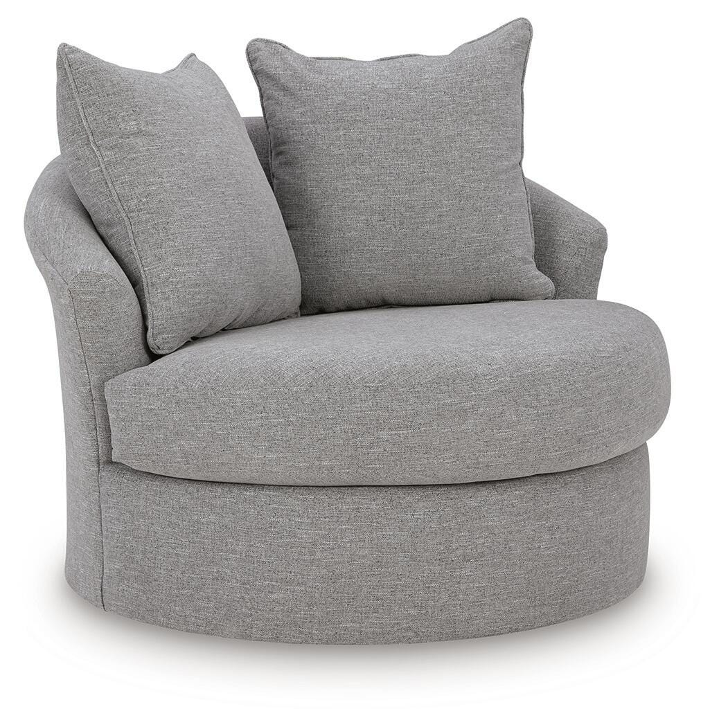 UrbanCrest Pewter Swivel Accent Chair