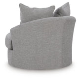 UrbanCrest Pewter Swivel Accent Chair