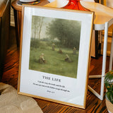 The Life John 14 Pastoral Scripture Print
