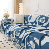 Chenille Sofa Cover Blanket, Couch Cover Blanket Throws for Couches Living Room Furniture Throw Covers