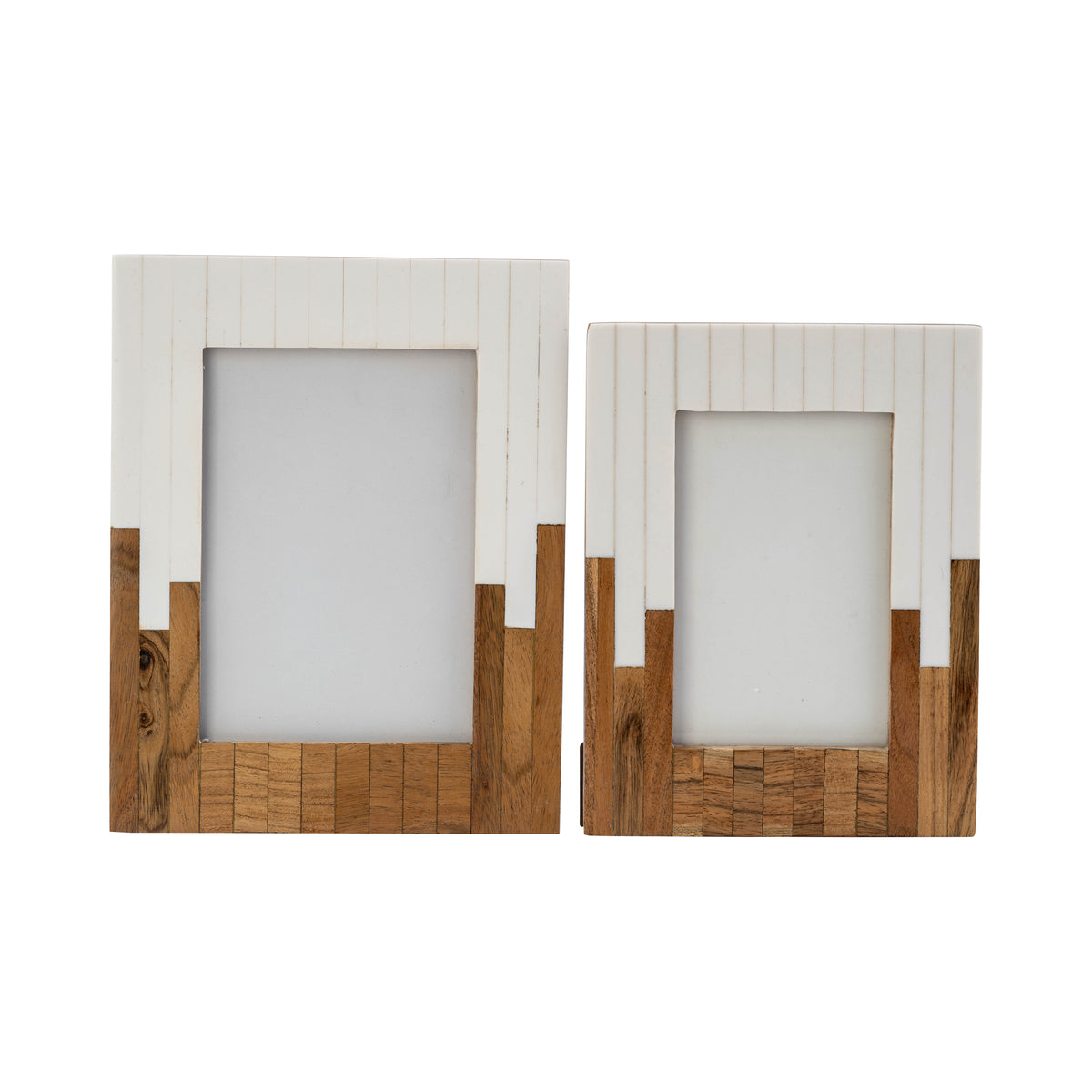 Los Alamos Natural/White Small Resin 2-Toned Frame