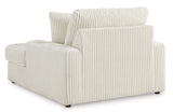 Lindyn Ivory 5pc RAF Chaise Sectional - Ornate Home