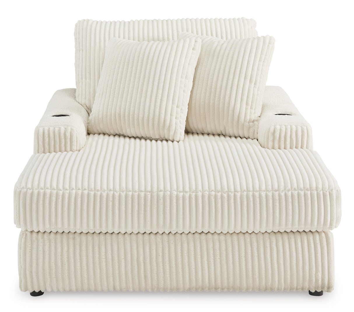 Lindyn Ivory 3pc LAF Chaise Sectional - Ornate Home