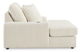 Lindyn Ivory 5pc RAF Chaise Sectional - Ornate Home