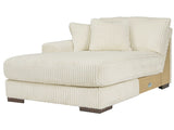 Lindyn Ivory 2pc LAF Chaise Sectional - Ornate Home