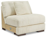 Lindyn Ivory 3pc RAF Chaise Sectional - Ornate Home