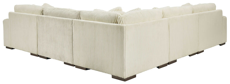 (Online Special Price) Lindyn Ivory 5pc Symmetrical Sectional - Ornate Home