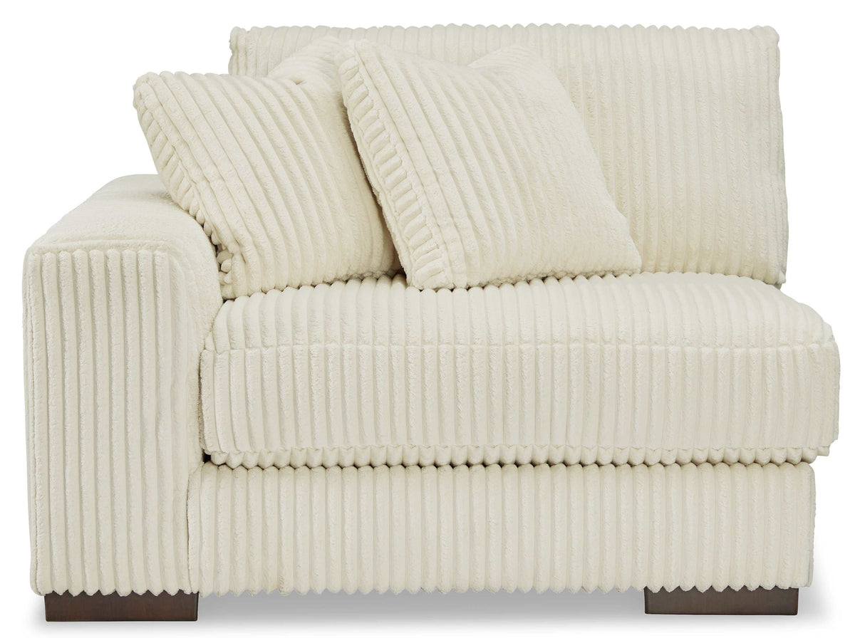 (Online Special Price) Lindyn Ivory 2pc RAF Chaise Sectional - Ornate Home