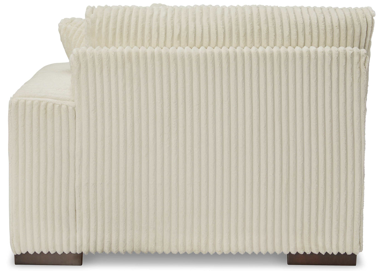 Lindyn Ivory 3pc Sectional Sofa - Ornate Home