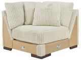 Lindyn Ivory 6pc RAF Chaise Sectional - Ornate Home