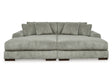 Lindyn Fog Super Double Chaise - Ornate Home