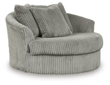 Lindyn Fog Sofa, Loveseat and Oversized Chair