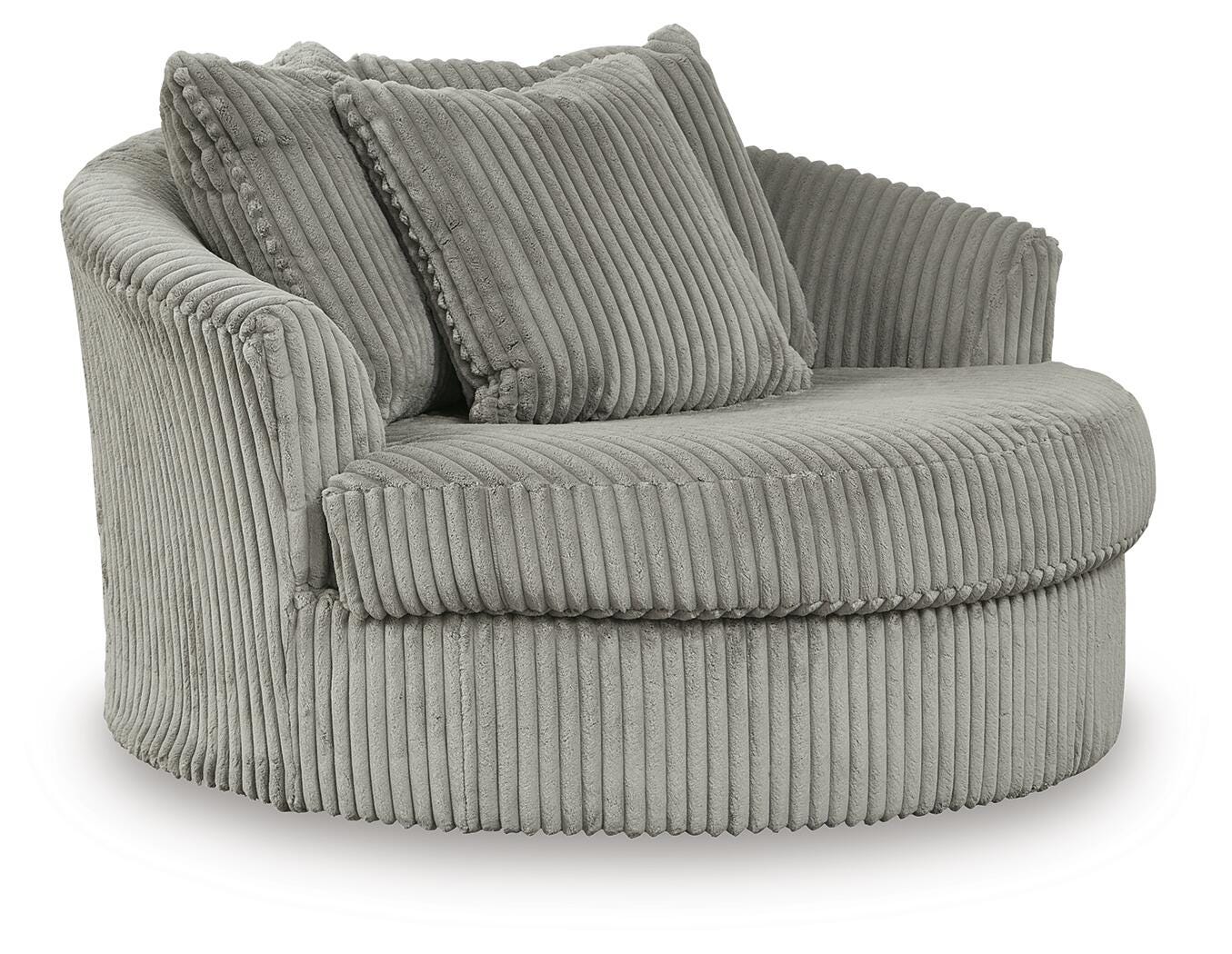 Lindyn Fog Sofa, Loveseat and Oversized Chair
